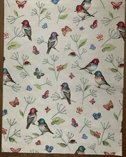 UCCELLI TESSUTO GOBELIN PER