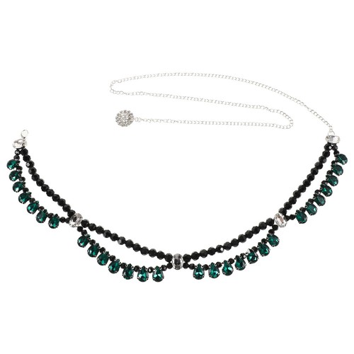 Cintura con catena strass - cintura,