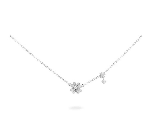 Collana quadrifoglio donna rue - collana,