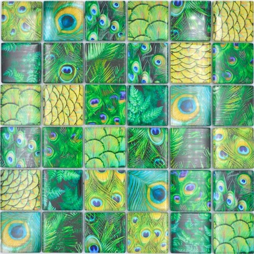 Piastrelle vetro mosaico - in, a