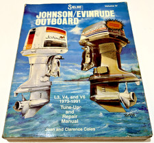 Manuale officina manutenzione messa a punto e riparazione Johnson Evinrude fuoribordo 50cv+ 1973-91