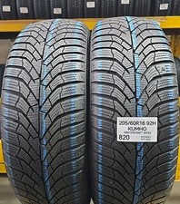 2X Pneumatici 205/60 R16 92H M+S KUMHO WINTER WP52 TERMICHE GOMME USATE DOT23 