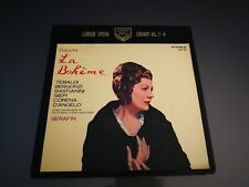 2 LP box Puccini La Boheme Serafin Tebaldi Bergonzi  Japan