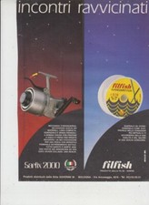 # advertising Pubblicità  MULINELLI SARFIX 2000-FILO FILFISH  1986 FISHING REELS