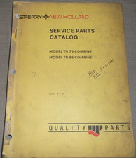 New Holland TR76 TR86 Manuale