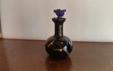 Bottiglia  Collezione Vetro  di Murano  anforetta con inserti colorato e tappo