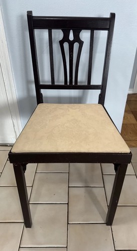 Sedia pieghevole vintage metà