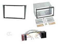 Kit Installazione Autoradio Doppio DIN per OPEL CORSA C ISO 2000-2004 Alluminio