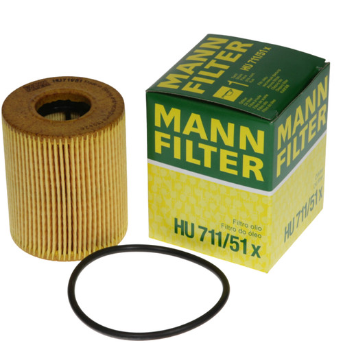Filtro olio mann hu711 51x - filtro, per