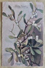 CARTOLINA - BUON NATALE - S. CHIOSTRI - VISCHIO BIANCO - VIAGGIATA - 1931