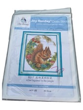 Joy Sunday Quadro Ricamo Punto