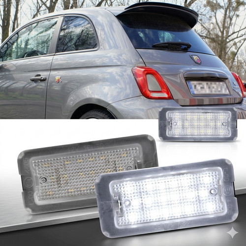 Luci targa fiat 500 abarth - 500,