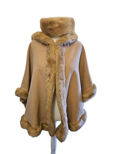 Mantella con cappuccio - , beige