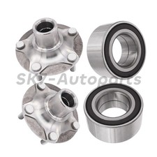 2Pcs Complete Front Wheel Hub