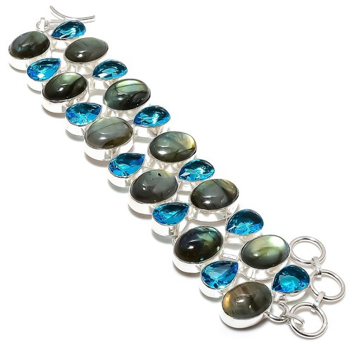 Bracciale labradorite topazio - labradorite,