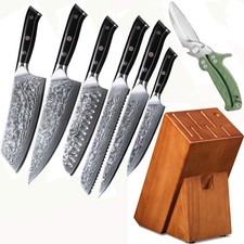 Set forbici coltelli 8 pezzi