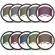 Set adesivi cerchi bici mtb - adesivi,