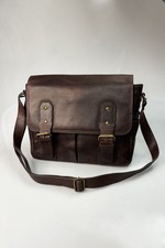 Borsa messenger in vera pelle