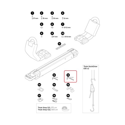 Thule hex key per - hex,