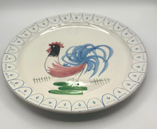 piatto ceramica anni 80 con