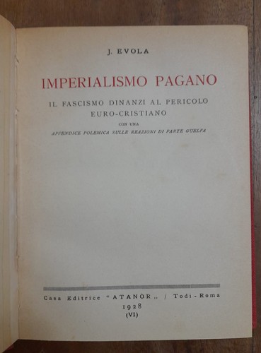 Julius evola imperialismo - julius,