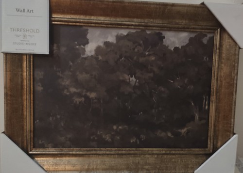Quadro soglia tela - su, alberi