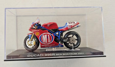 MOTO  DUCATI 996R BEN BOSTROM 2001  MODELLINO 1/24