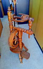 Arcolaio antico filatoio in legno vintage per filati o lana