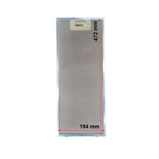 Filtro cappa alluminio metalli 194x472x9 mm Elica Rex Electrolux AEG Faber