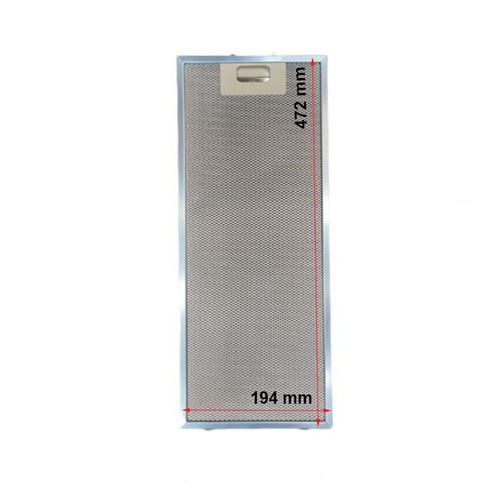 Filtro cappa alluminio metalli