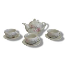 - Mini servizio tè porcellana 8 pezzi vintage miniature casa bambole E27