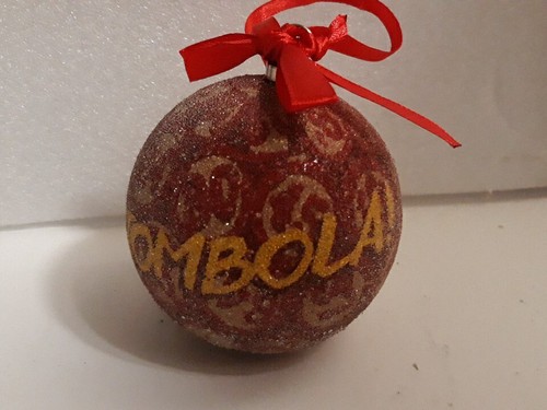 Palla con tormentoni natale - palla,
