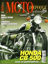 MOTO D'EPOQUE 19 HONDA CB 500
