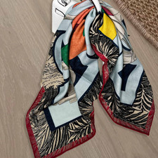 Sciarpa bandana 70% cashmere