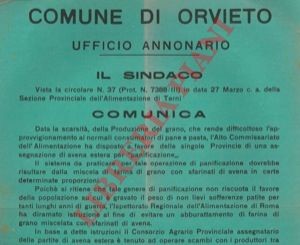 Pane assegnazione di avena - -,
