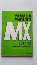 YAMAHA Enduro MX 100125 1973 manuale uso originale INGLESE owner's manual