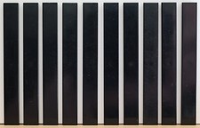 Lego articolo 4162 - Tile 1X8 - Colore Black