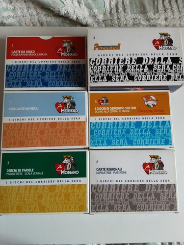 Lotto completo giochi carte - completo, 6