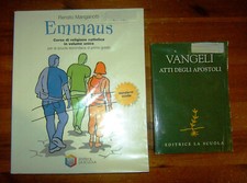  Testo libro scuola religione EMMAUS + vangeli 9788835024514 o 9788835024293