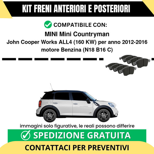 Pastiglie freno ant post - pastiglie,