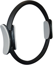 Anello Cerchio Pilates Misto, Nero/Grigio, Diam. Circa 38 Cm