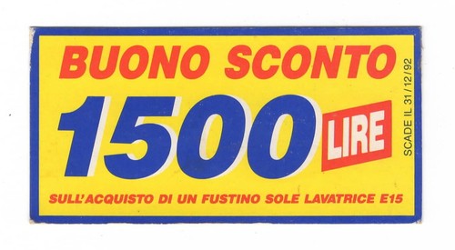 Buono sconto coupon vintage - buono,