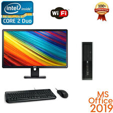 Computer desktop HP veloce PC Core 2 Duo SSD 1 TB 16 GB 23" WiFi Win10 UFFICIO 2019