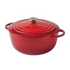 Pentola Casseruola Cocotte in Ghisa INDUZIONE 24 cm BRANDANI e Coperchio 4 Litri
