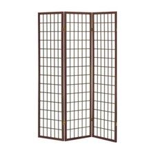 Paravento separè in legno a 3