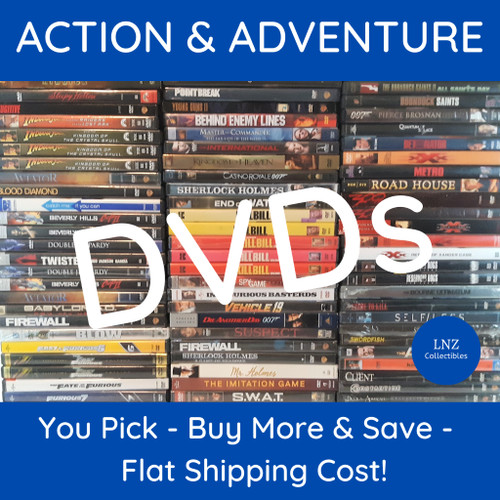 Action adventure dvds - action,