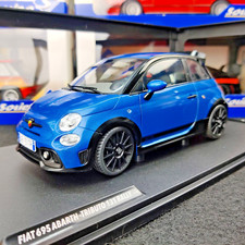 AUTO SOLIDA FIAT 695 ABARTH TRIBUTO 131 RALLY PODIO BLU 2022 1:18 N.B