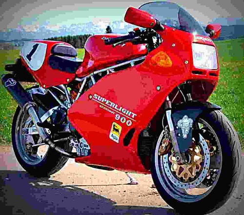 Stampa fotografica ducati 900 - fotografica,