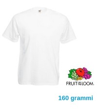 T-shirt da lavoro Fruit bianca