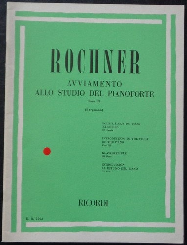 Rochner avviamento allo studio - rochner,